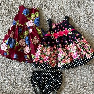 Baby girl dress BUNDLE size 9 months